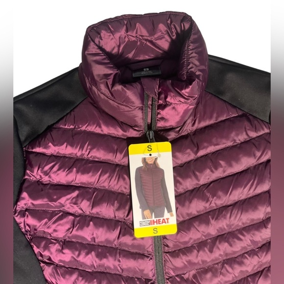 32 Degrees Ladies Mixed Media Jacket color Potent Purple Size Small NWT - Picture 10 of 12